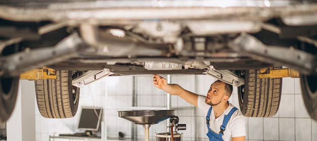 Man Changing Oil